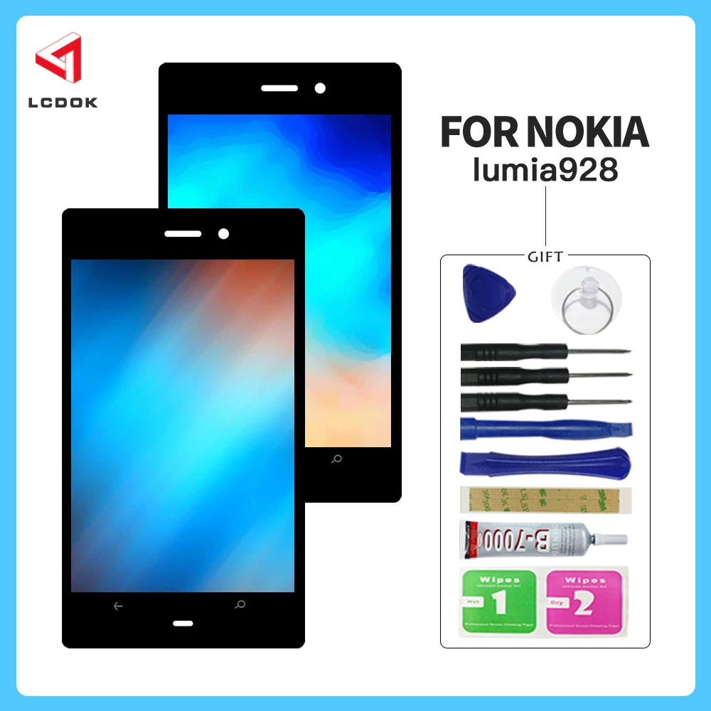 100% протестированный экран для Nokia Lumia 928 RM-860 ЖК-дисплей кодирующий