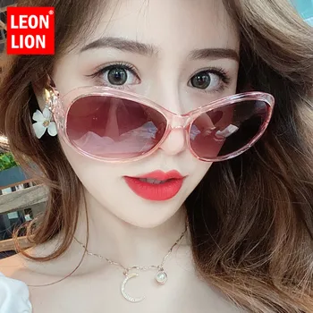 

LeonLion 2020 Retro Sunglasses Women Gradient Sunglasses Women Brand Designer Glasses For Women Mirror Oculos De Sol Feminino