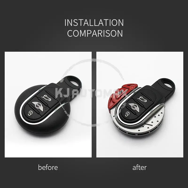 KJAUTOMAX для Mini Cooper F54 F55 F56 F57 F60 брелок для ключей чехол ABS тормозной диск Стиль JCW Юнион Джек Защита оболочки
