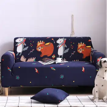

Cartoon Fashion sectional sofa cover elastic corner couch covers for living room with Forest for Child of cover sofa Hot Sale