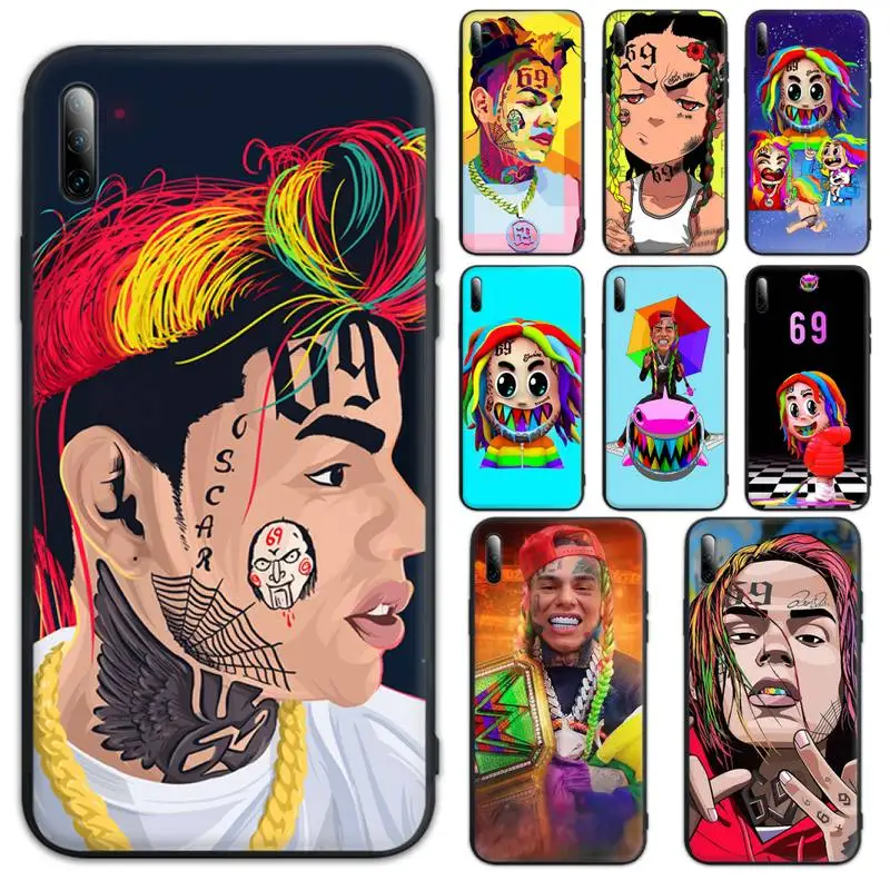 Чехол Rapper 6ix9ine SixNine 69 для телефона Huawei P 9 10 lite 20 30 40 mate 20X pro PSmart2019 | Мобильные