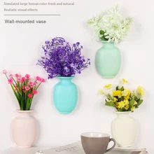 Подвесная ваза силиконовая ваза со стеклом для холодильника без следа Волшебные резиновые наклейки на стену Волшебная стена