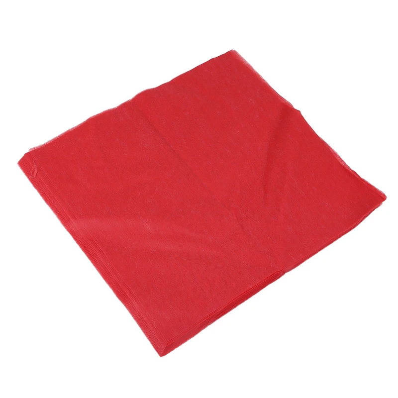 2 Bag(Including 38-43 Sheets) 50x50CM Tissue Paper Party Present Gift Wrapping, Champagne& Red