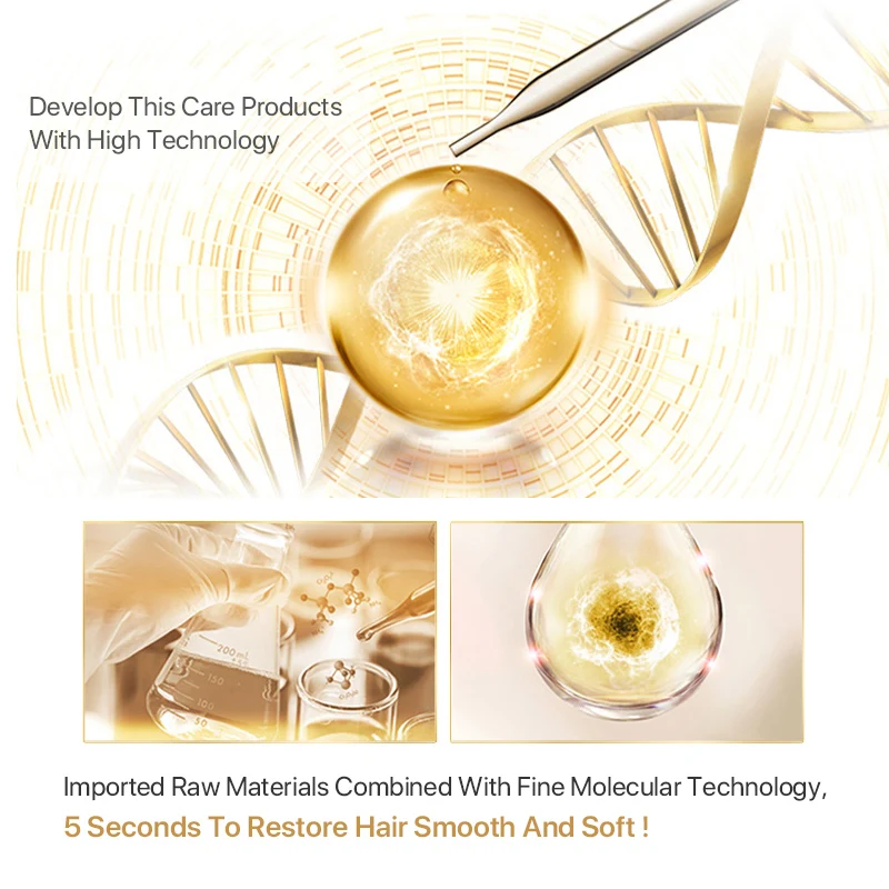 60ML Hair Care Mask Magical Treatment for Damaged Dry Hair Roots Keratin Treatment 5 Seconds Deeply Nourish & Restore Soft Hair 1