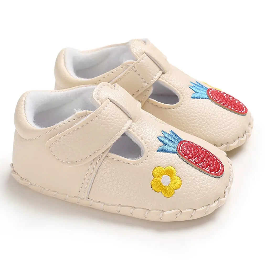 

Cute Newborn Infant Baby Boys Girls Cartoon PU Leather First Walkers Shoes Anti-slip Baby Shoes Walking Shoes
