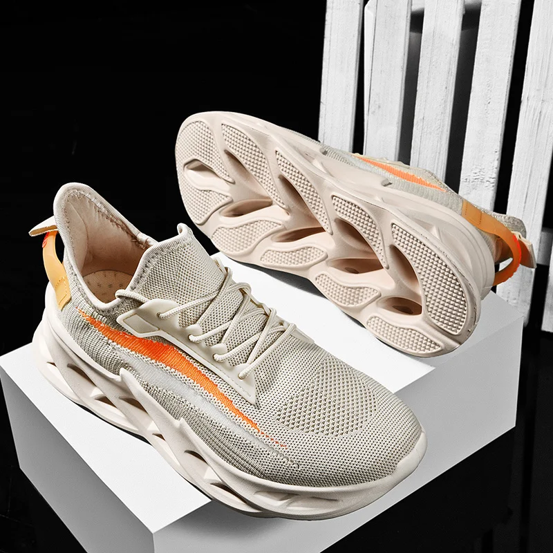 

Men's high-quality flying sports shoes comfortable mesh breathable casual shoes training shock absorption fitness running shoes