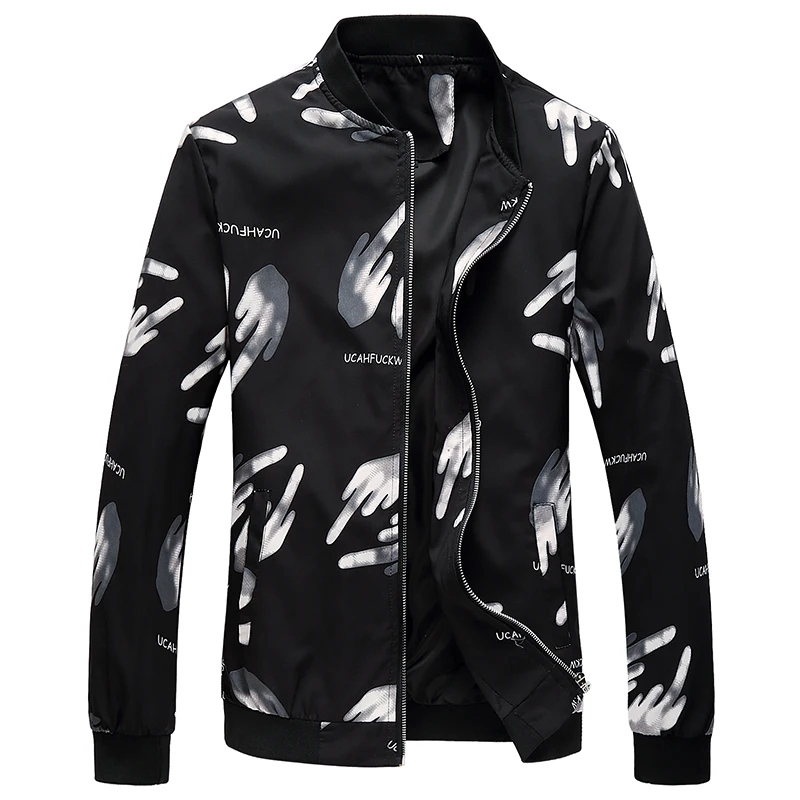 Хорошая мода, тонкие мужские куртки и пальто, Chaquetas Hombres Jaquetas, куртка-бомбер, мужская куртка-бомбер с цветочным принтом размера плюс 7XL