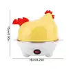 7 Eggs  Electric Egg Boiler Chicken Shape Eggs Cooker Multifunctional Corn Steamed Heating Milk Kitchen Breakfast Utensil 6