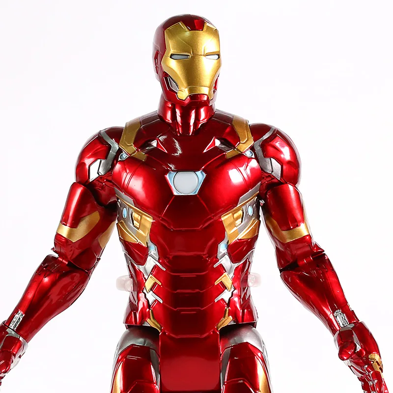 Фигурка Marvel Капитан Америка, Мстители, война бесконечности, Железный человек, Коллекционная модель игрушки с светодиодный светильник