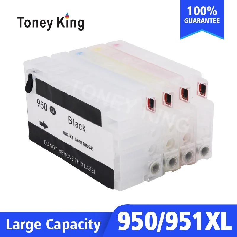 Toney King многоразовый картридж для HP 950 951 XL чернильные картриджи принтера Officejet Pro