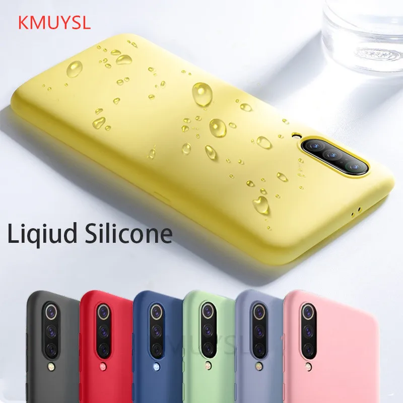 

liquid silicone slim soft case for xiaomi a3 a2 a1 8 lite mi 8 9 se 9t cc9 6x 5x for redmi note 8 7 pro k20 7s 7a 6a 6 pro cover