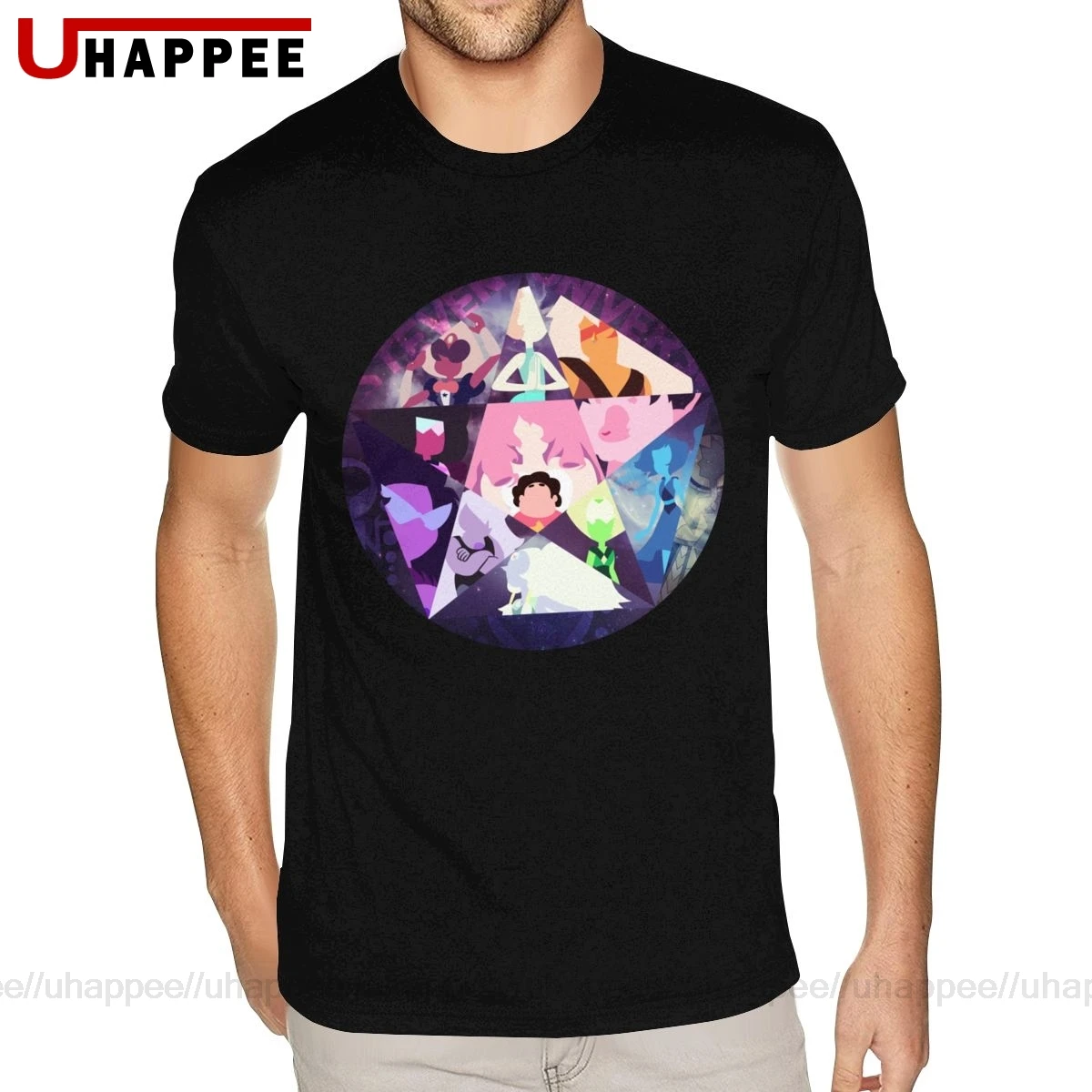 Спортивные футболки с драгоценными камнями Steven Universe мужская хлопковая рубашка