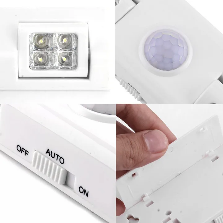 90 Degree 8 LED PIR Motion Sensor Night Light 20