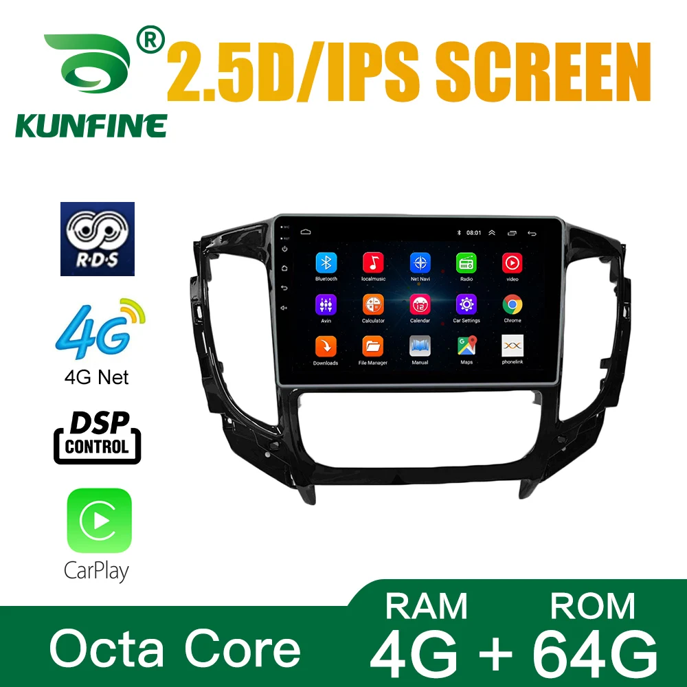Car Radio For Mitsubishi Triton 2015 19 MT AT Octa Core Android 10.0
