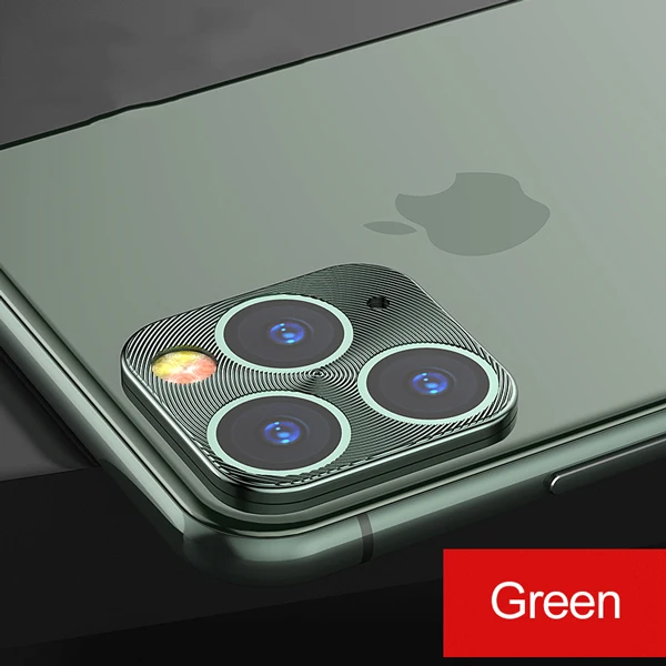 Для iphone 11 pro max Защита объектива камеры для iphone 11 pro ipone 11pro max защита заднего объектива Кольцо Аксессуары для мобильных телефонов - Цвет: green