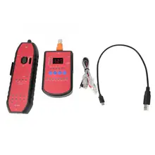 YN-893 провода LAN сетевой кабель Электрический тестер линия Finder тестирование с светодиодный свет сетевой кабель тестер