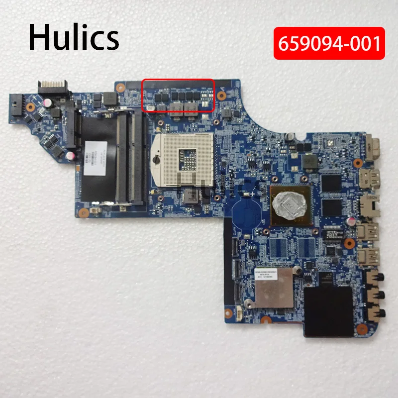 Hulics для HP DV7 DV7-6000 серии 659094-001 материнской платы ноутбука работы