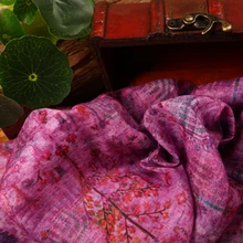 Высококачественное платье tissu с цифровой печатью в стиле пэчворк из натуральной рами, платье чонсам, тонкая Стильная летняя ткань