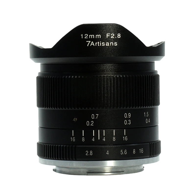 7artisans 12 мм F2.8 для Sony E NEX Canon EF-M EOSM Fuji X M4/3 широкоугольный держатель Камера Объектив