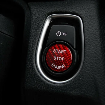 

Stop Button stickers Button Carbon Fiber Keyless Start Newest Reliable