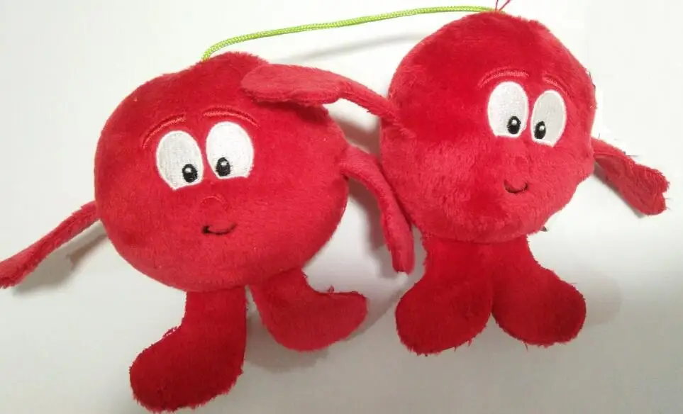 10cm Фруктовые овощи, мягкая плюшевая игрушка, банда, банан, груша, морковь, арбуз, баклажан, апельсин, лимон, тыква, клубника, чеснок - Цвет: 10cm