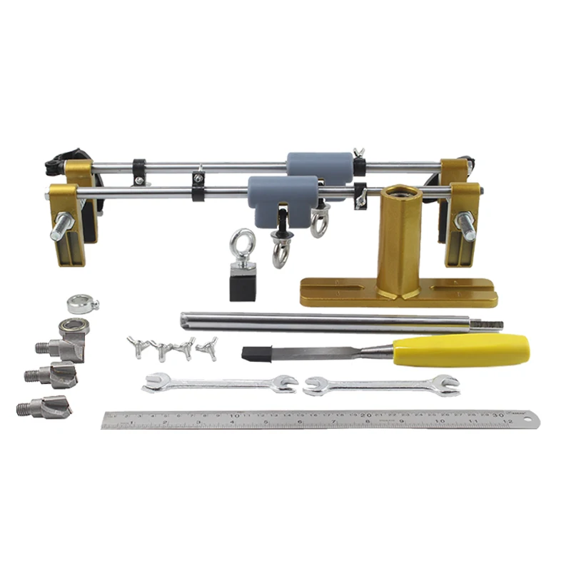 Wooden Door Hole Opener Slotting Machine Multi-function Woodworking Wood Door Lock Mortise Template Fixture Tool Kit