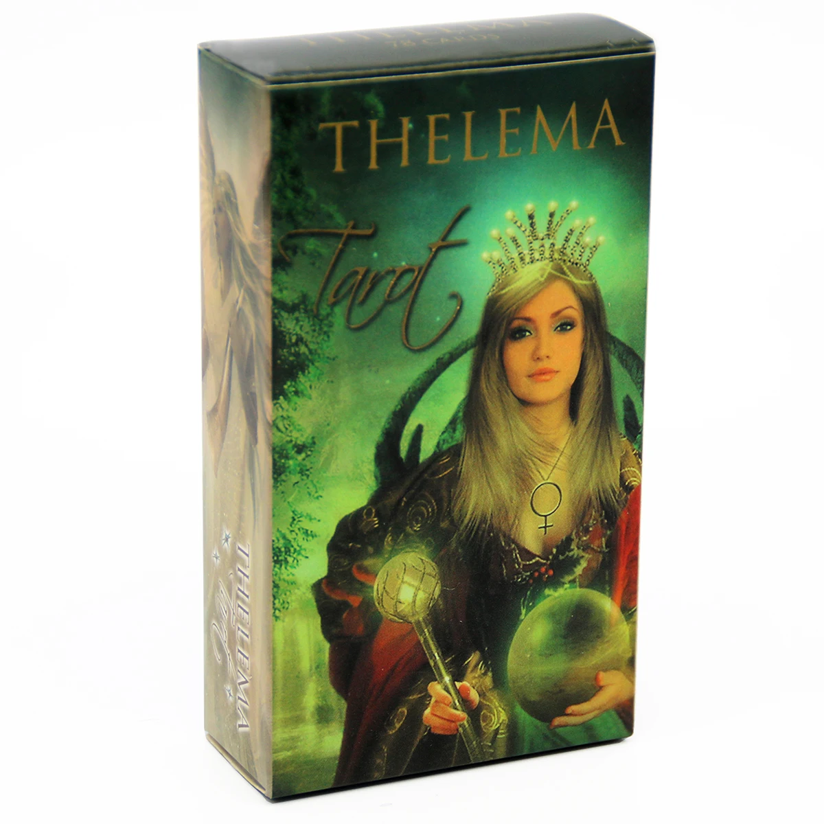 Карты Thelema Tarot деки Lo Scarabeo пять языков английский испанский французский