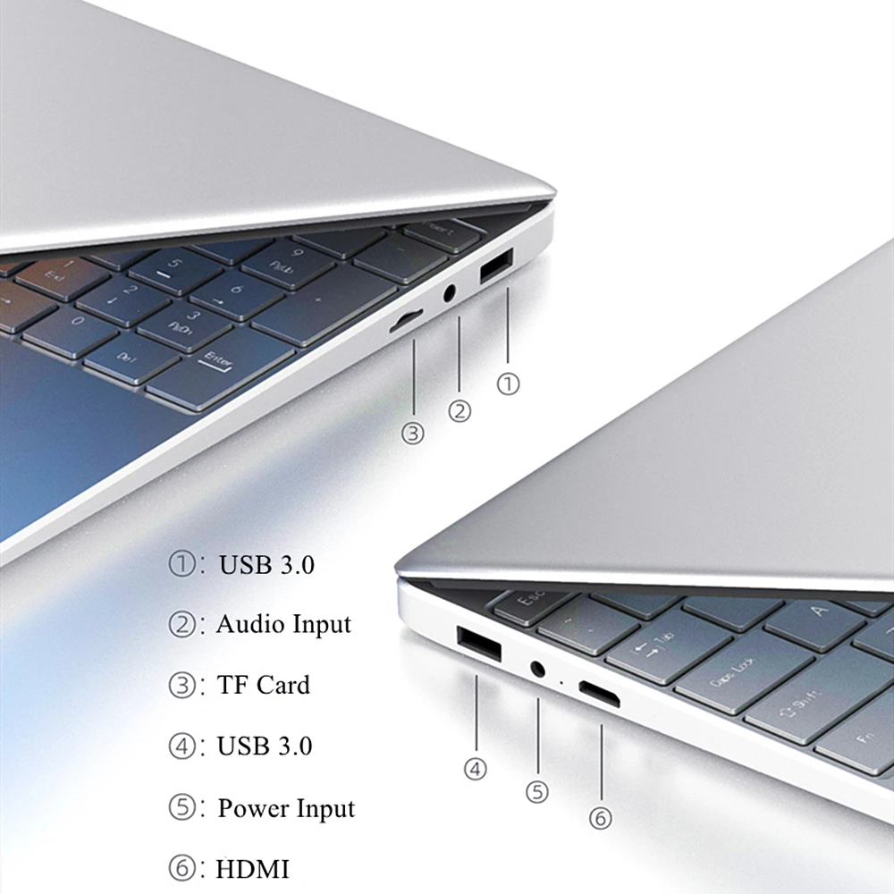 LHMZNIY 15 6 дюймовый ноутбук 16 Гб DDR4 RAM 512 ГБ M.2 SSD Intel 3867U игровой WiFI веб камера отпечаток