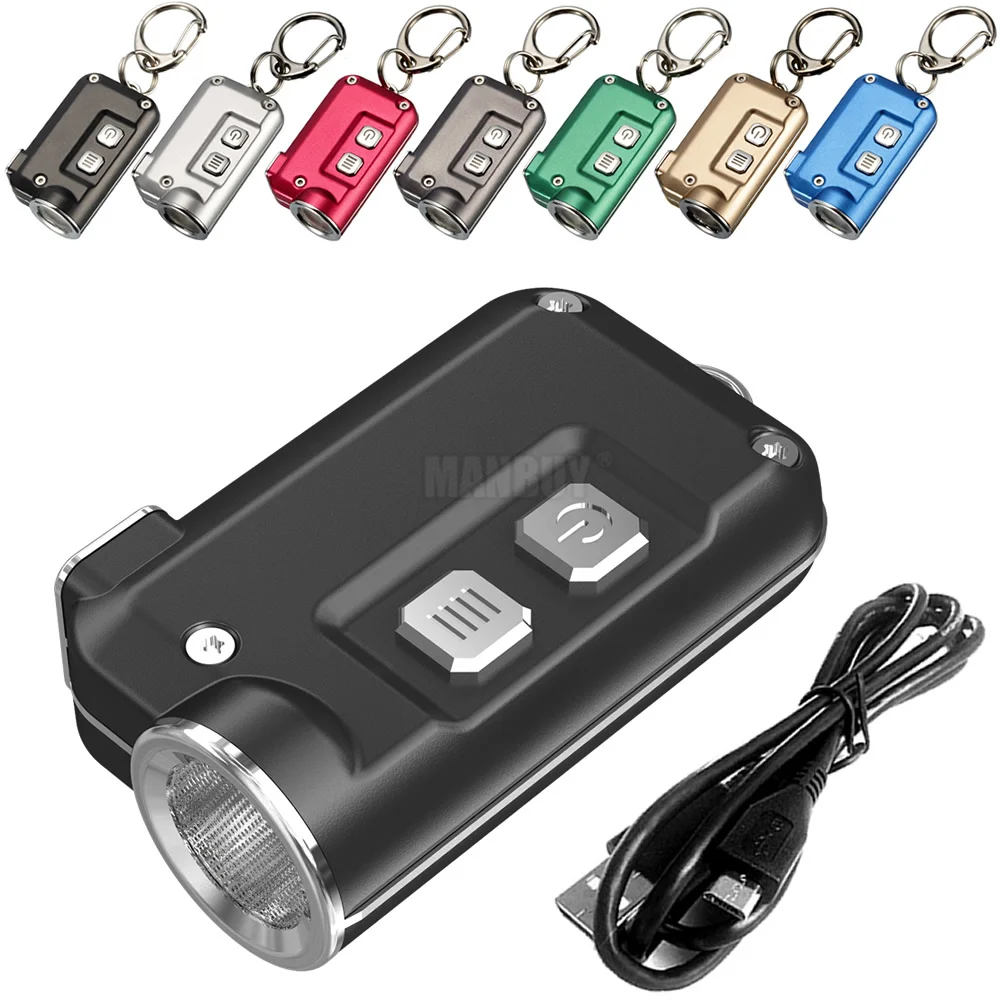 Лидер продаж NITECORE TINI CU USB кабель CREE XP G2 S3 светодиодный Встроенная батарея кнопка