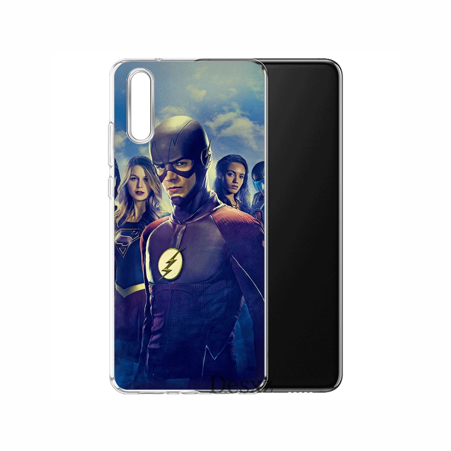 Чехол для мобильного телефона huawei P30 P20 P10 P8 P9 Lite Pro P Smart Z Plus, чехол из ТПУ, вспышка Supergirl, Зеленая Стрела - Цвет: 3