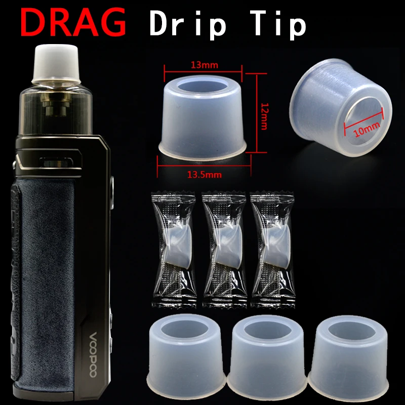 

Drag S / Drag X / Argus Gt / PNP Tank Silicone Drip Tip Cap One Time Use