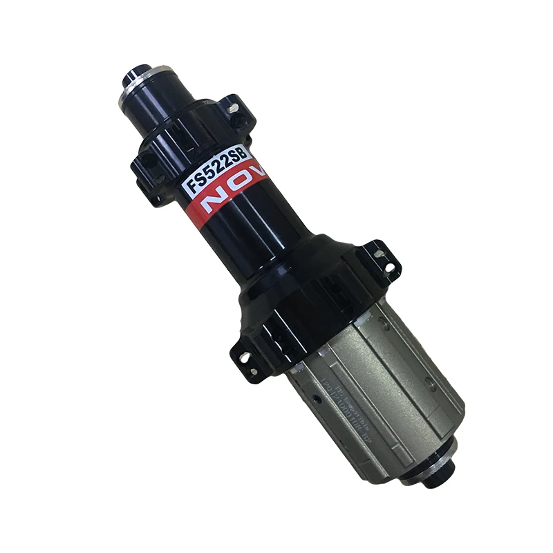 

Novatec FS522SB Light Road Bike Rear Hubs 24 Holes QRx130mm Black Red Bicycle Hub Key Hole Cube Freehub HG 9/10/11s ABG Cassette