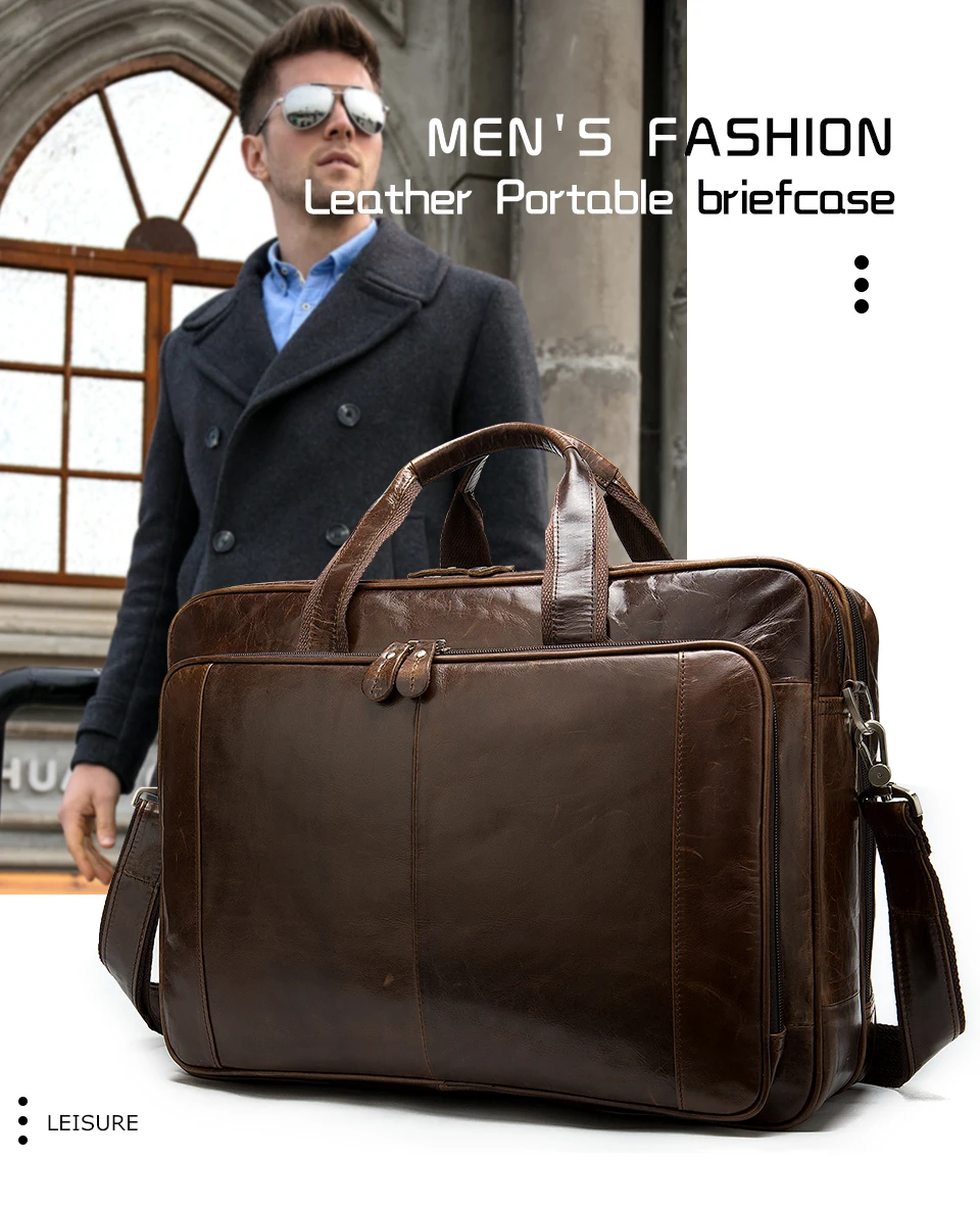 Brifcases, мужская сумка, кожаный портфель из натуральной кожи, мужская кожаная сумка для ноутбука, мужской деловой портфель, 15 дюймов, pasta masculina 9205