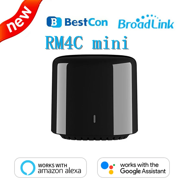 Broadlink RM Mini3 Alexa Amazon WiFi IR 4G совместимый Google Home RM4C мини беспроводной умный пульт дистанционного управления Лер IOS Голосовое управление