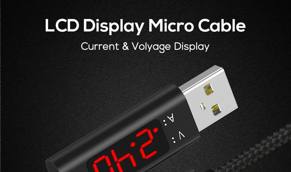 СВЕТОДИОДНЫЙ цифровой usb-кабель для huawei Mate30 Micro USB type C кабель для мобильного телефона зарядный провод для samsung S9 S10 Xiaomi Redmi Note 7