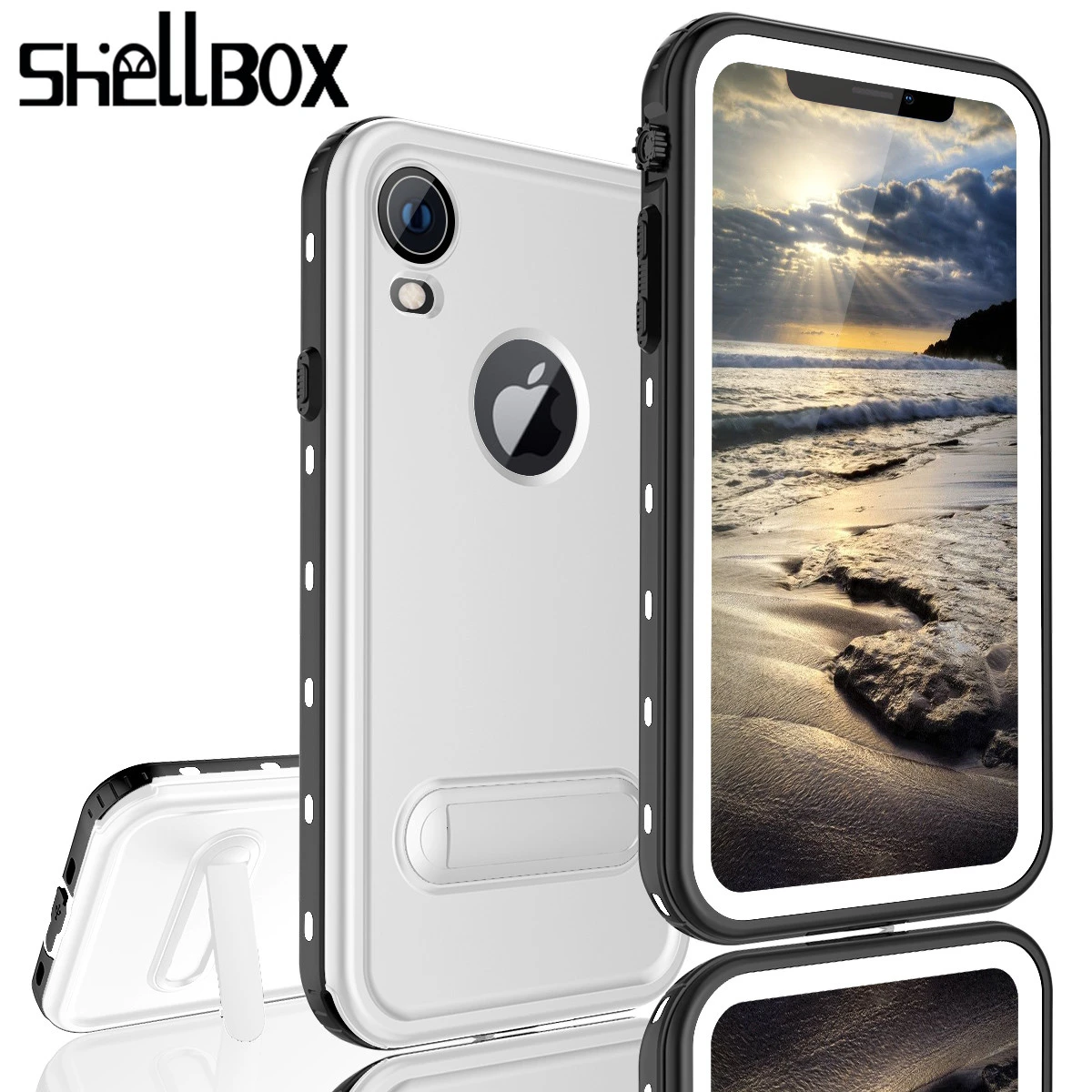 Shellbox Ip68 Waterproof Case For Iphone Xr X Xs Max Water Proof Cover Diving Out Sports 360 Protect Case For Iphone Xs - Mobile Phone Cases & Covers - AliExpress