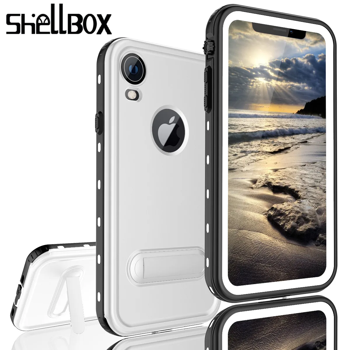 Водонепроницаемый чехол SHELLBOX IP68 ДЛЯ iPhone XR X XS Max водонепроницаемый для дайвинга