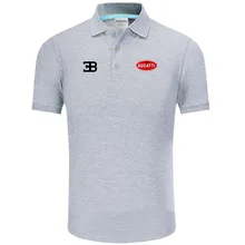 Летняя рубашка поло с логотипом Bugatti, брендовая мужская Модная хлопковая рубашка поло с коротким рукавом, однотонные футболки из Джерси