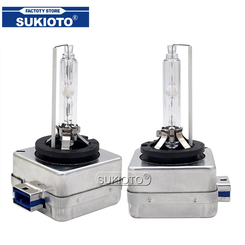 SUKIOTO Factory 1 Pair OEM 55W Xenon D8S 6000K 4300K 5000K 8000K HID Headlight Lamp Car Light D8S HID Replacement Bulb (3)