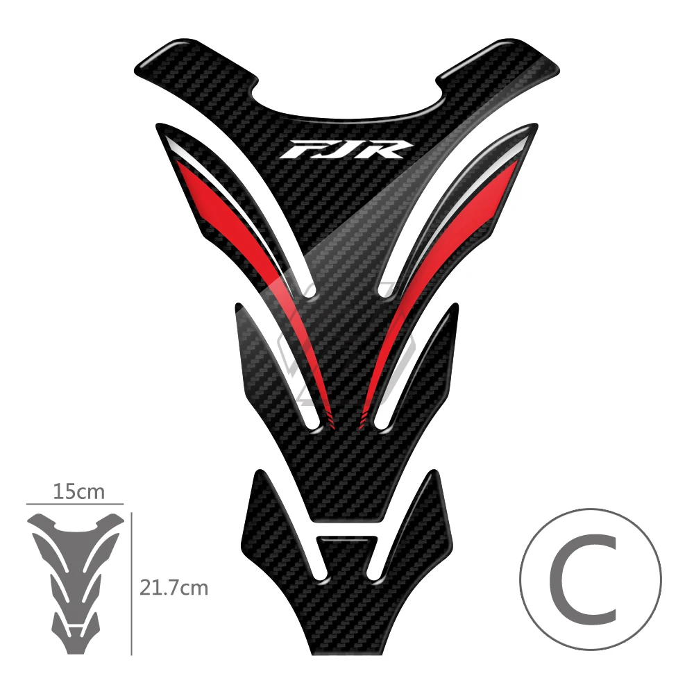 ߸ FJR 1300 FJR1300 A/AS/ABS 3D ī   ũ е ȣ ƼĿ