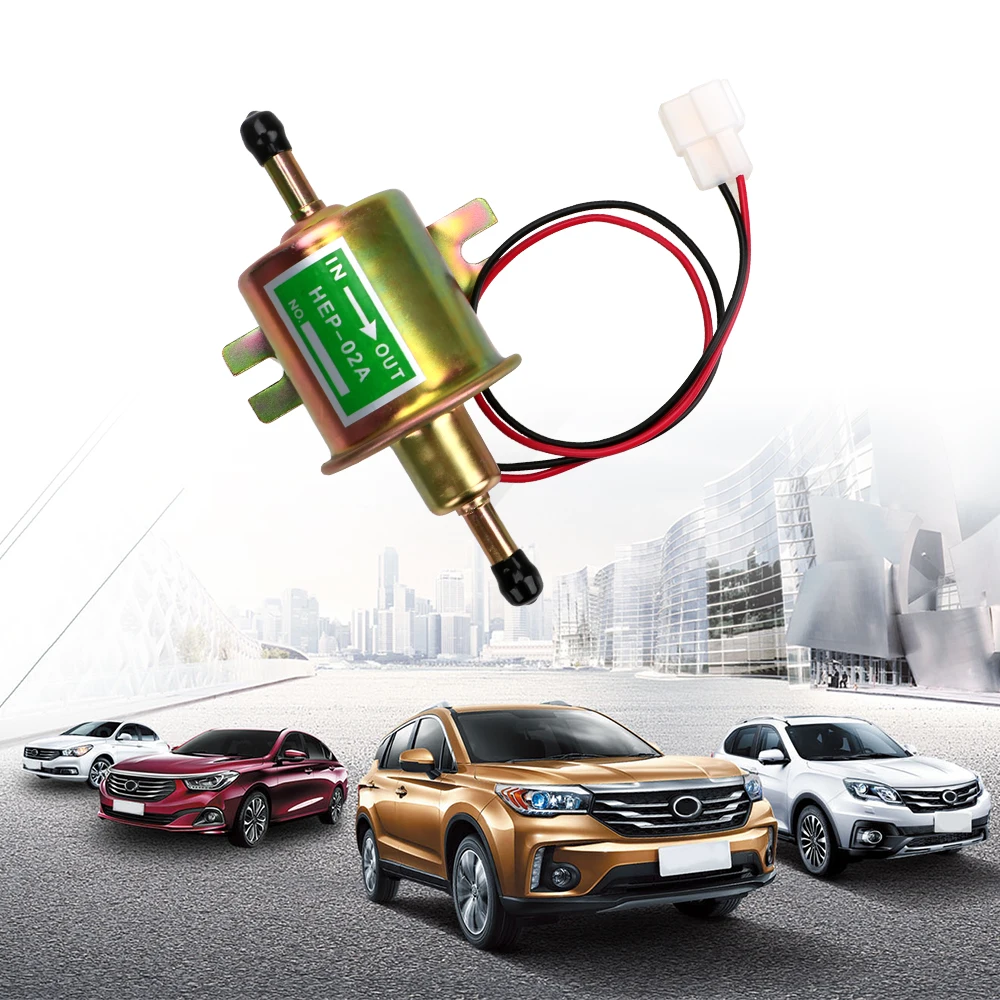 FORAUTO 12V Электрический бензиновый насос низкого давления для автомобиля карбюратора мотоцикла ATV болт крепежный провод дизельный топливный насос HEP-02A