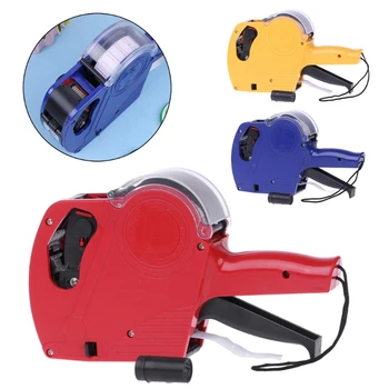 

MX-5500 EOS 8 Digits Price Tag Gun Labeler Labeller Label Paper + 2 Ink Roller