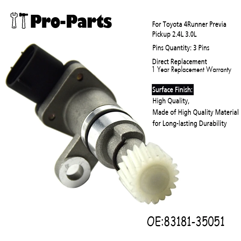 Auto Speed Sensor 83181-35051 For Toyota 4Runner Previa Pickup 2.4L 3.0L 19-Teeth