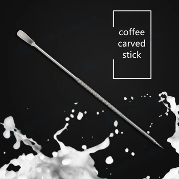

Coffee Art Needles 13.5cm Barista Fancy Pen Useful Barista Coffee Decoration Tool 304 Stainless Steel Coffee Carved Stick