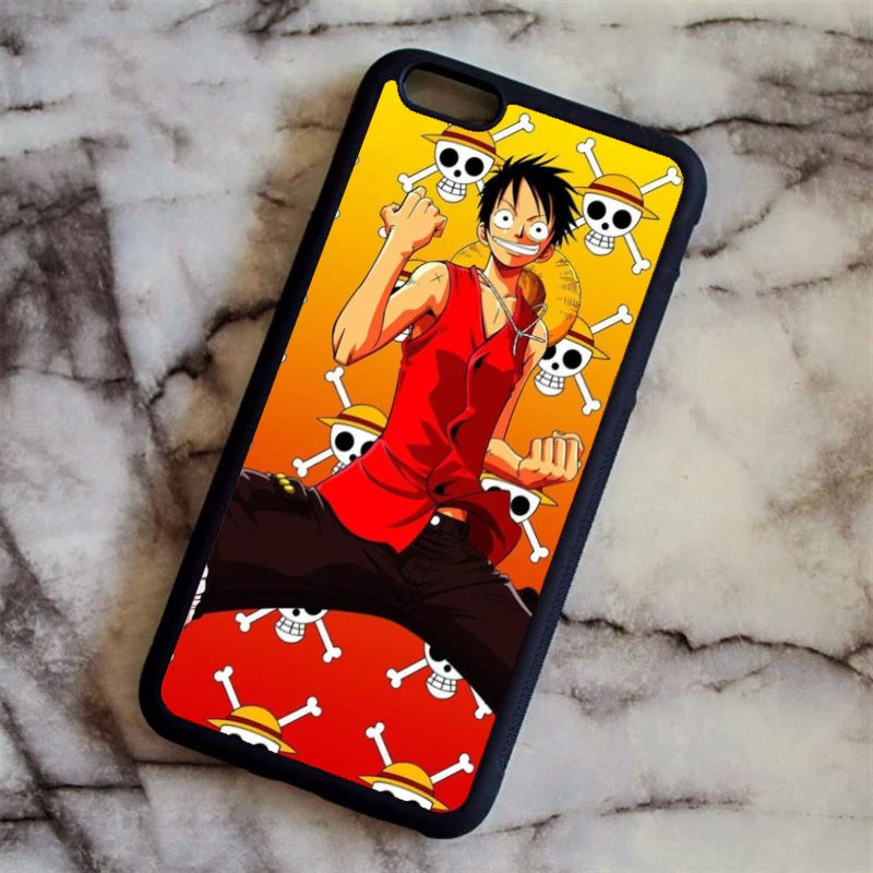 KETAOTAO Модный милый мультяшный чехол Luffy One для телефона s для iPhone 4S 5C 5S 6S 7 8 SE 5Plus XR XS Max чехол из мягкого ТПУ резины силикона - Цвет: Лаванда