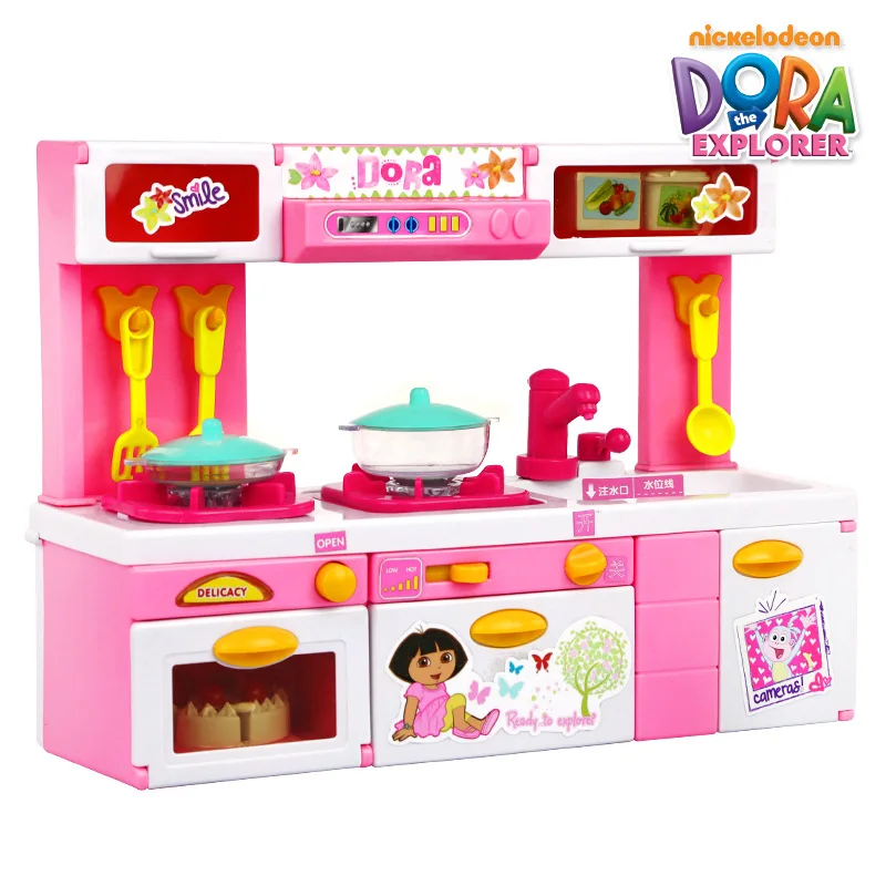  Dora Electric Kitchen Rice Cooker Play House Toy Set Model Kitchen Sound And Light Birthday Gift CH - 4000267343762
