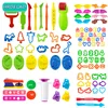 2021 DIY Slimes Play Dough Tools Sets Accessories Plasticine Modeling Soft Clay Kits Cutters Molds Educational toys for Children 1