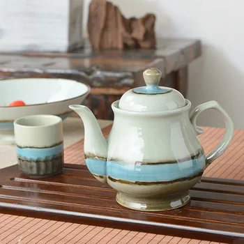 

LUWU japanese ceramic teapots teacup a tea sets soup cup chinese kungfu tea set drinkware