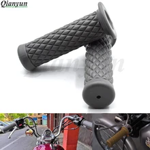 Universal 7/8" 22mm Motorcycle Vintage Rubber Motorcycle Handlebar For Honda CBR600RR CBR929RR CBR954RR CBR1000RR CBR893RR