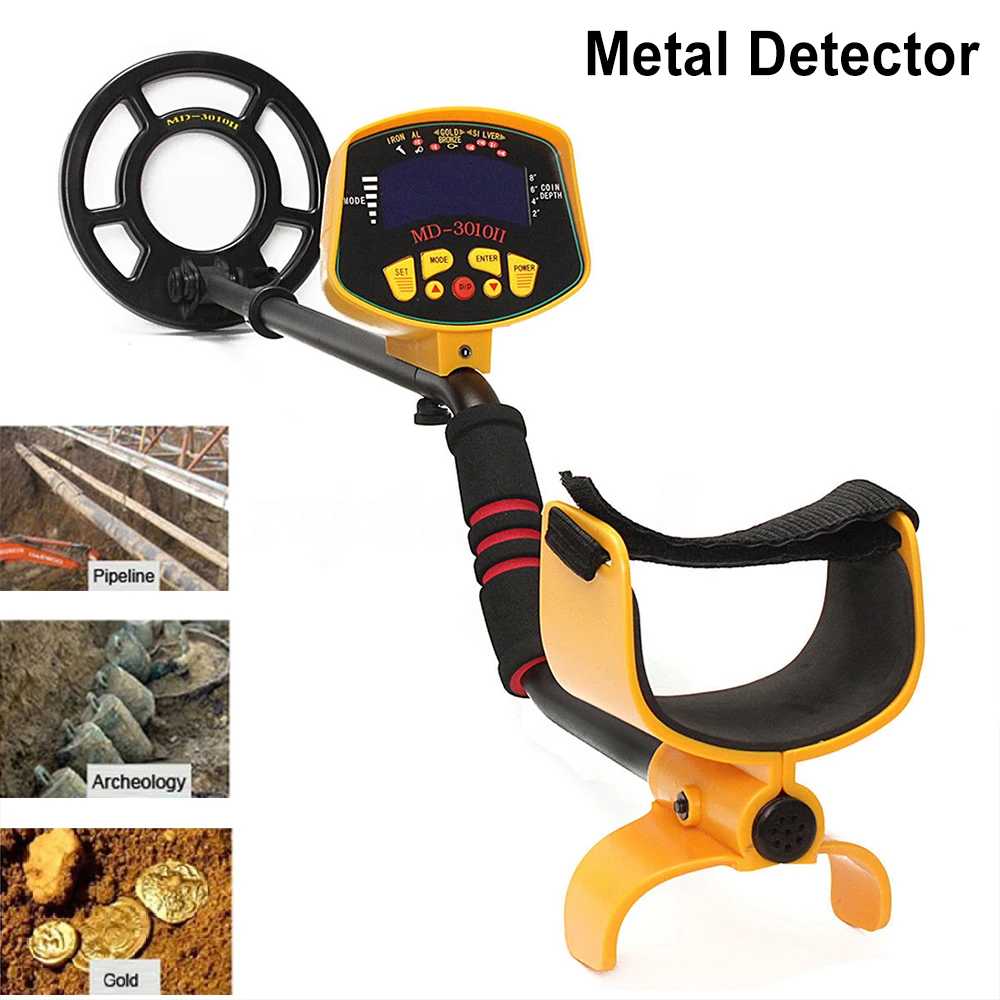 

Outdoor Smart Underground Metal Detector Gold Digger Treasure Hunter Tracker MD 3010II LCD Display Safety Metal Detector